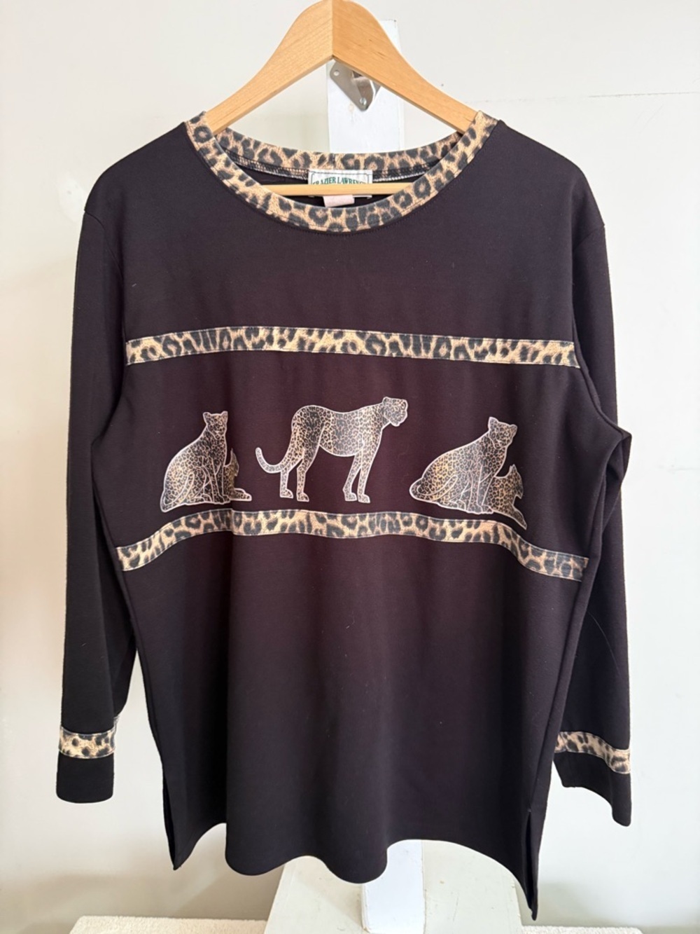 Vintage Frazier Lawrence Cheetah Shirt